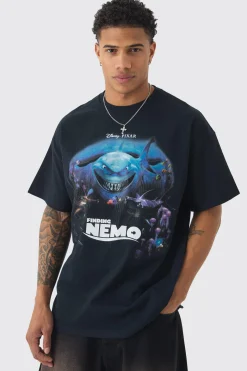 Oversized Disney Pixar Finding Nemo License Print T-shirt | BoohooMAN UK