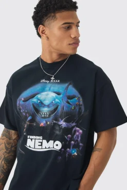 Oversized Disney Pixar Finding Nemo License Print T-shirt | BoohooMAN UK