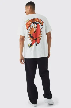 Oversized Disney Pixar The Incredibles License Print T-Shirt | BoohooMAN UK