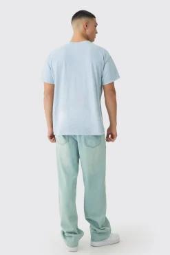 Oversized Disney Ratouille Wash License Print T-Shirt | BoohooMAN UK