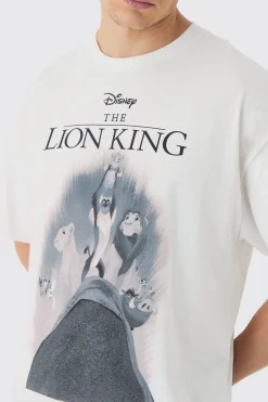 Oversized Disney The Lion King License Print T-Shirt | BoohooMAN UK