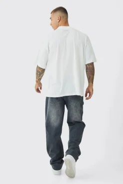 Oversized DMX License Print T-Shirt | BoohooMAN UK