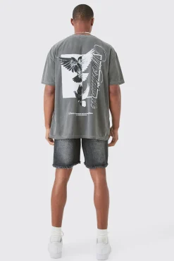 Oversized Dove Worldwide Back Print T-shirt | BoohooMAN UK
