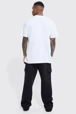 Oversized Drip B Print T-shirt | BoohooMAN UK