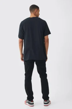Oversized Eazy E Large Scale License Print T-Shirt | BoohooMAN UK