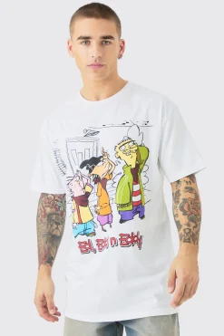 Oversized Ed Edd Eddy License T-shirt | BoohooMAN UK