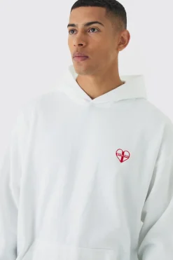 Oversized England Embroidered Hoodie | BoohooMAN UK