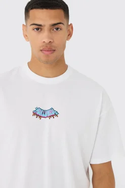 Oversized Euphoria Bear Graphic T-shirt | BoohooMAN UK