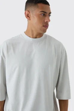 Oversized Extended Neck Creative Dept T-shirt | BoohooMAN UK