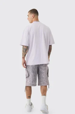 Oversized Extended Neck Edition Graphic T-shirt | BoohooMAN UK