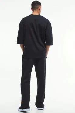 Oversized Extended Neck Gloss Iconic Print T-shirt | BoohooMAN UK