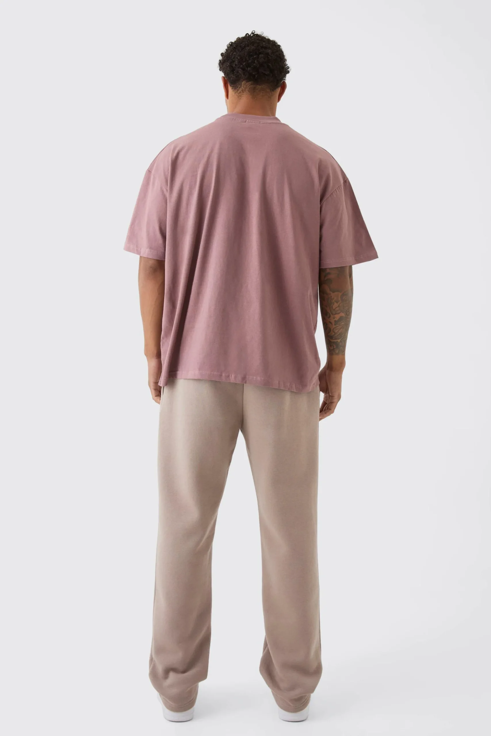 Oversized Extended Neck Heavy T-shirt | BoohooMAN UK