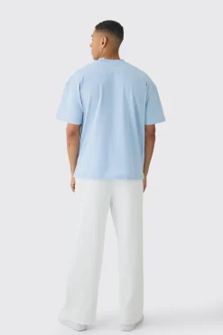 Oversized Extended Neck Heavyweight T-shirt | BoohooMAN UK