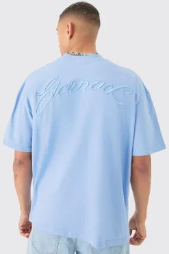 Oversized Extended Neck Heavyweight T-shirt | BoohooMAN UK