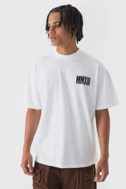 Oversized Extended Neck Large Scale MAN OFCL Teddy Print T-Shirt | BoohooMAN UK