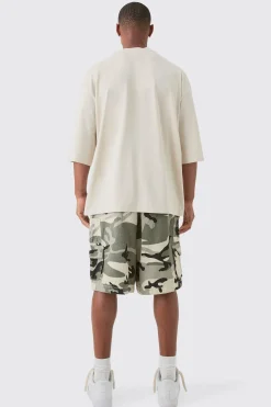 Oversized Extended Neck Man Collective T-shirt | BoohooMAN UK