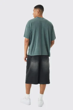 Oversized Extended Neck Renaissance T-shirt | BoohooMAN UK