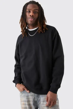 Oversized Extended Neck Sweatshirt | BoohooMAN UK