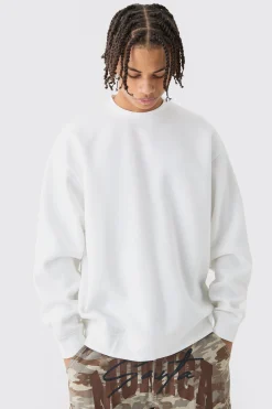 Oversized Extended Neck Sweatshirt | BoohooMAN UK