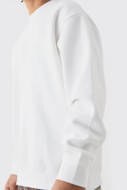 Oversized Extended Neck Sweatshirt | BoohooMAN UK