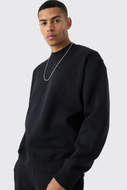 Oversized Extended Neck Sweatshirt | BoohooMAN UK