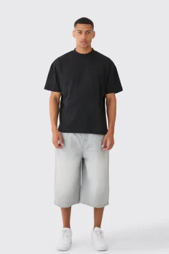 Oversized Extended Neck T-shirt | BoohooMAN UK