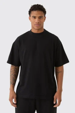 Oversized Extended Neck T-shirt | BoohooMAN UK
