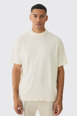 Oversized Extended Neck T-shirt | BoohooMAN UK