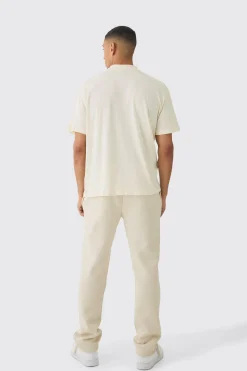 Oversized Extended Neck T-shirt | BoohooMAN UK