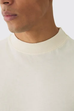 Oversized Extended Neck T-shirt | BoohooMAN UK