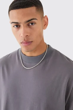 Oversized Extended Neck T-shirt | BoohooMAN UK