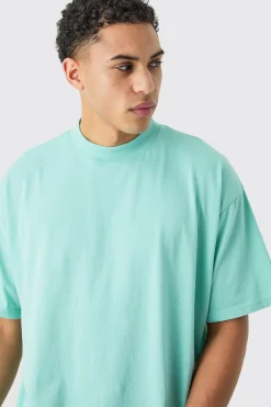 Oversized Extended Neck T-shirt | BoohooMAN UK