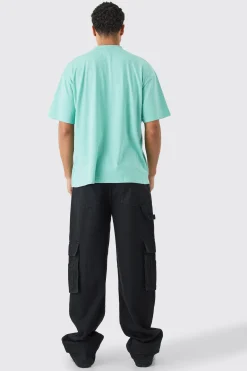 Oversized Extended Neck T-shirt | BoohooMAN UK