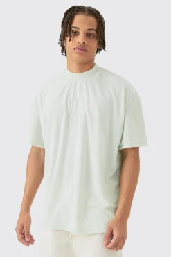 Oversized Extended Neck Towelling Homme T-shirt | BoohooMAN UK