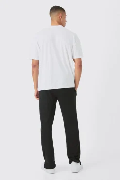 Oversized Extended Neck T-shirt | BoohooMAN UK