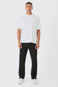 Oversized Extended Neck T-shirt | BoohooMAN UK
