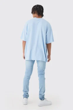 Oversized Extended Neck Tokyo T-shirt | BoohooMAN UK