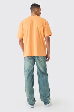 Oversized Faded Large Graphic T-shirt | BoohooMAN UK