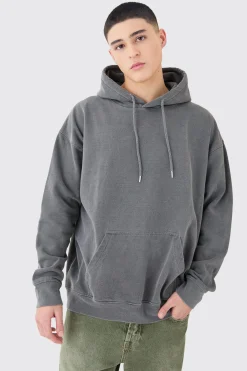 Oversized Fall Out Boy Band License Wash Hoodie | BoohooMAN UK