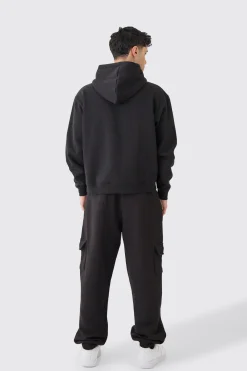 Oversized Fit Cargo Jogger | BoohooMAN UK