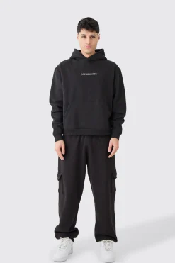 Oversized Fit Cargo Jogger | BoohooMAN UK