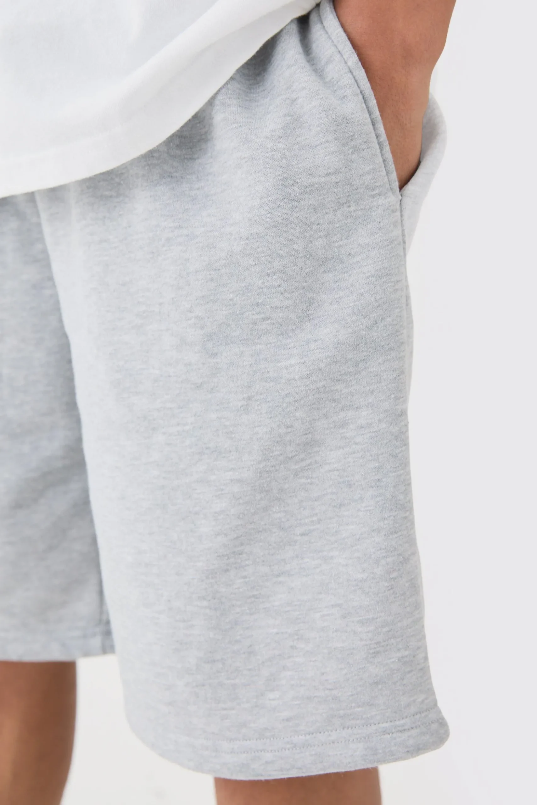 Oversized Fit Jersey Short | BoohooMAN UK