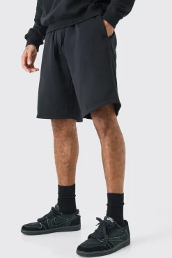 Oversized Fit Jersey Short | BoohooMAN UK