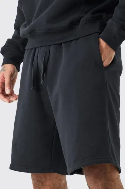 Oversized Fit Jersey Short | BoohooMAN UK