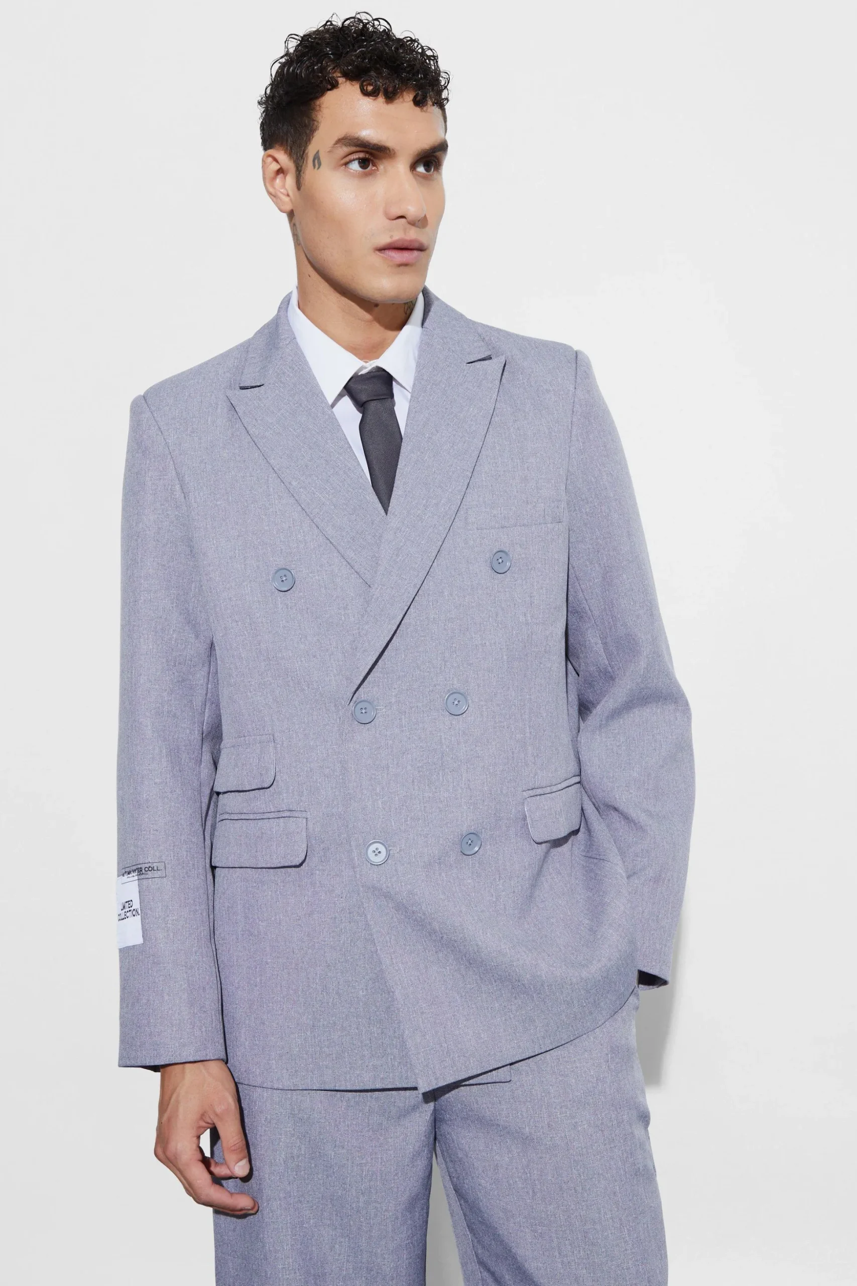 Oversized Fit Limited Collection Suit | BoohooMAN UK