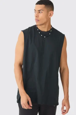 Oversized Floral Graphic Tank | BoohooMAN UK