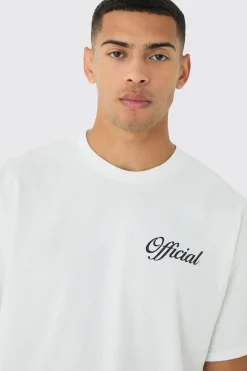 Oversized Floral Homme Over The Seam T-shirt | BoohooMAN UK