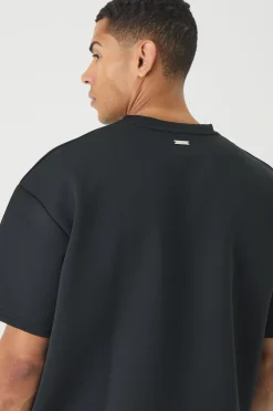 Oversized Floral Line Drawing Scuba T-shirt | BoohooMAN UK