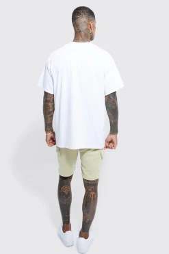 Oversized Florida License T-shirt | BoohooMAN UK