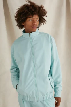 Oversized Funnel Neck Tailored Jacket | BoohooMAN UK